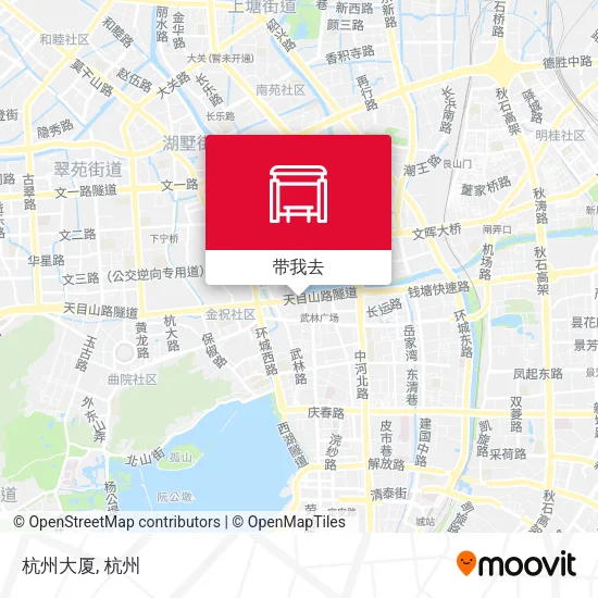 杭州大厦地图