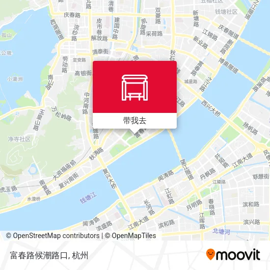 富春路候潮路口地图
