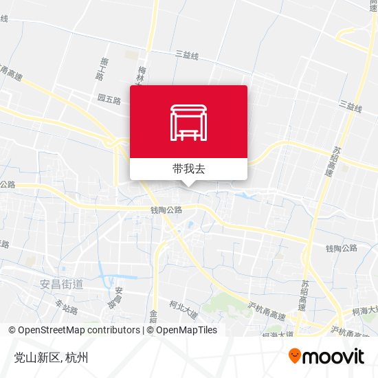 党山新区地图