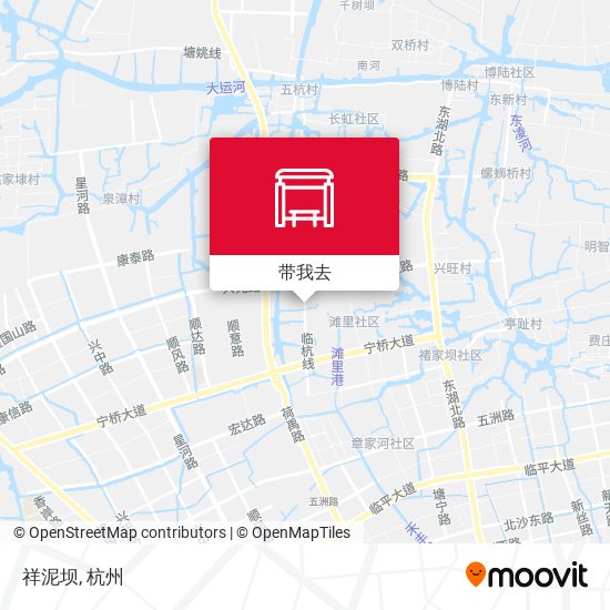 祥泥坝地图