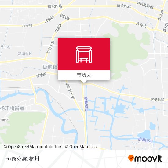 恒逸公寓地图