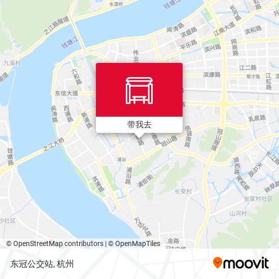 东冠公交站地图