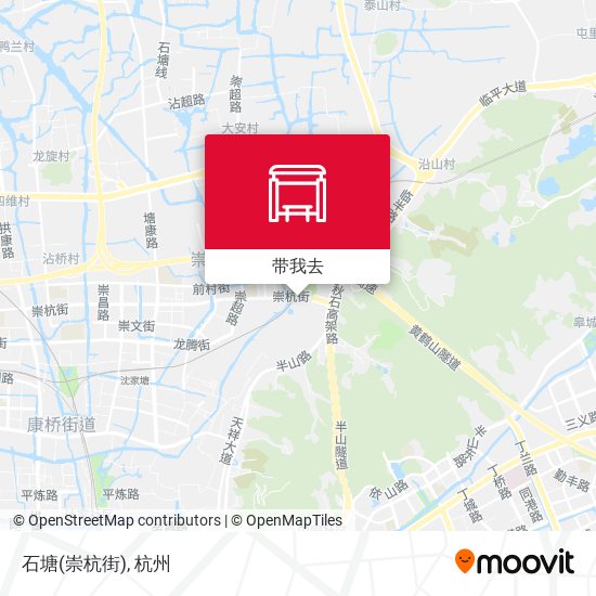 石塘(崇杭街)地图