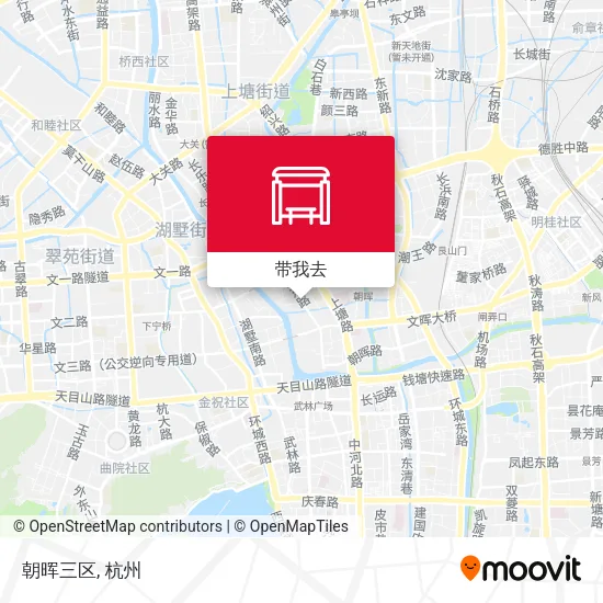 朝晖三区地图