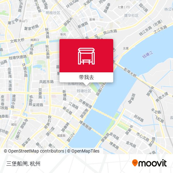 三堡船闸地图