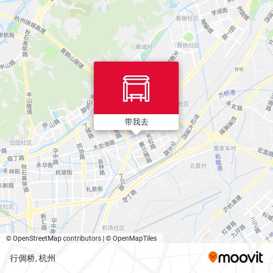行倜桥地图