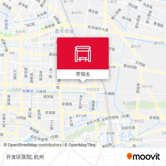 开发区医院地图