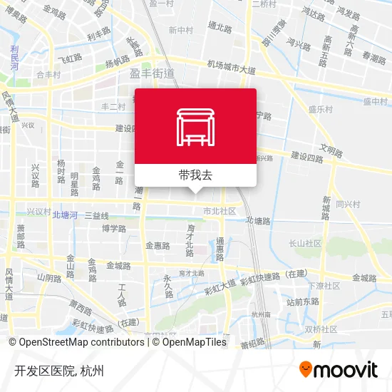 开发区医院地图