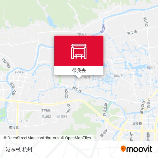 港东村地图