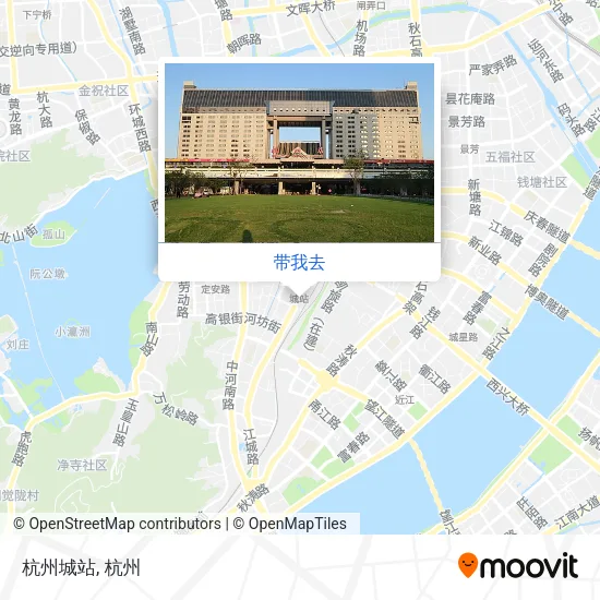 杭州城站地图