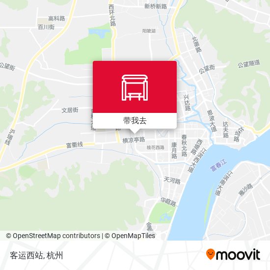 客运西站地图