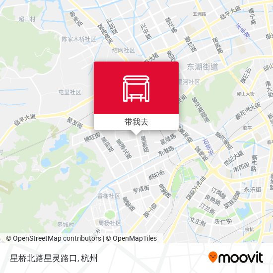 星桥北路星灵路口地图