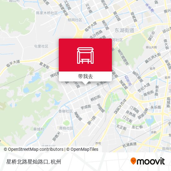 星桥北路星灿路口地图