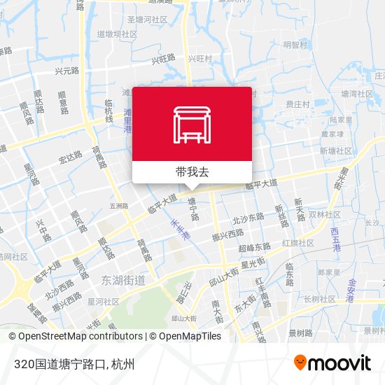 320国道塘宁路口地图