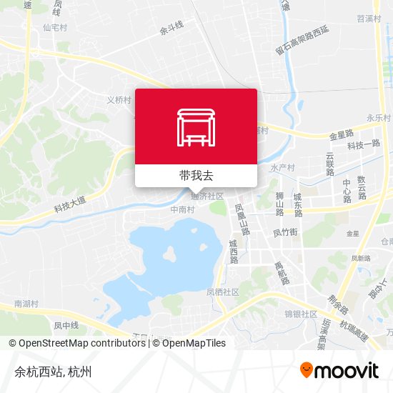 余杭西站地图