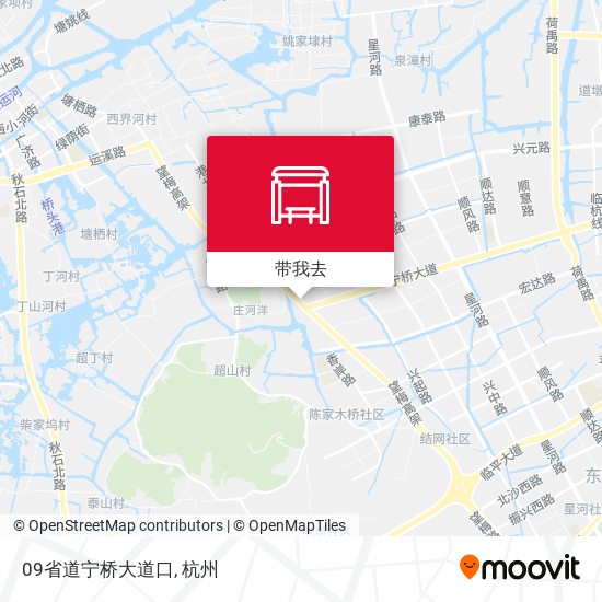 09省道宁桥大道口地图