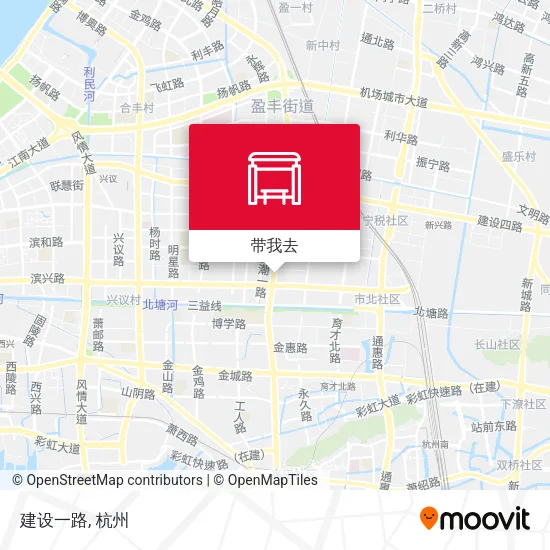 建设一路地图