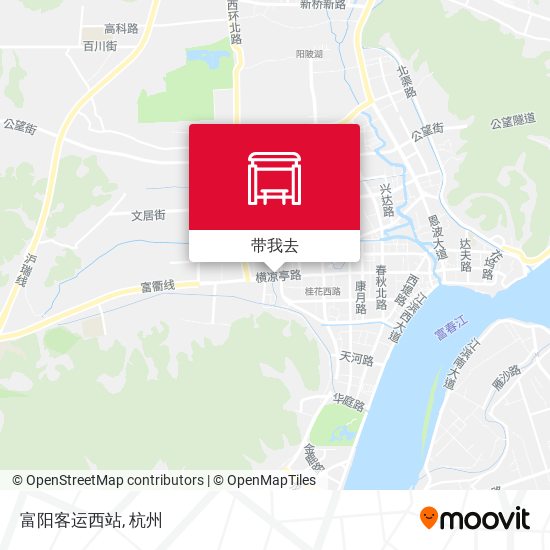 富阳客运西站地图