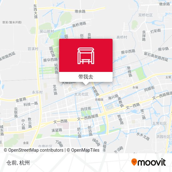 仓前地图