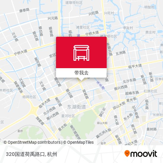 320国道荷禹路口地图