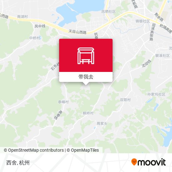 西舍地图