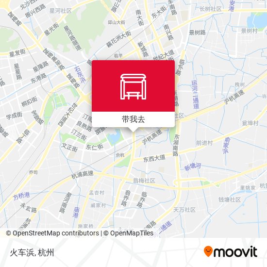 火车浜地图