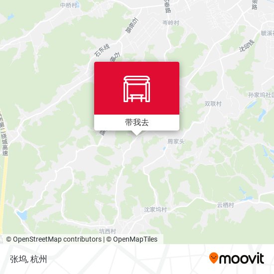 张坞地图