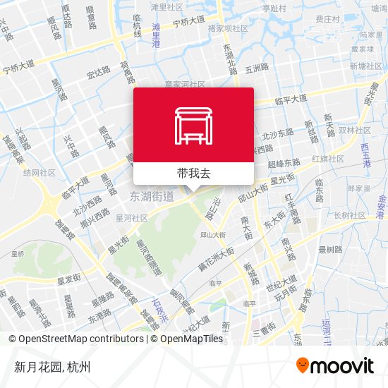 新月花园地图