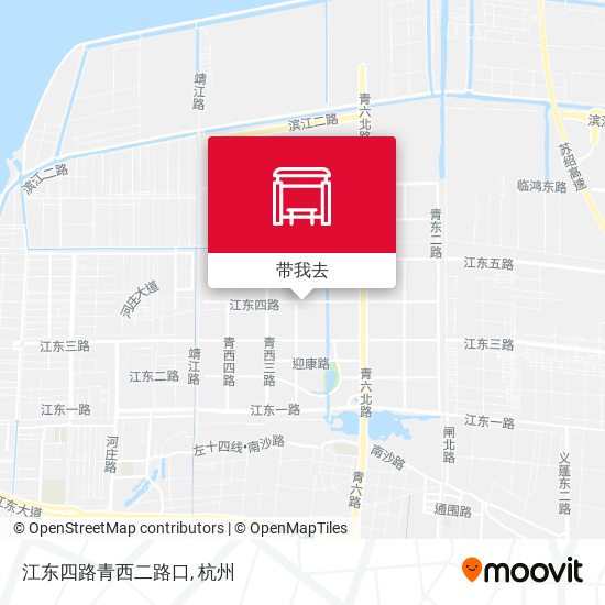 江东四路青西二路口地图
