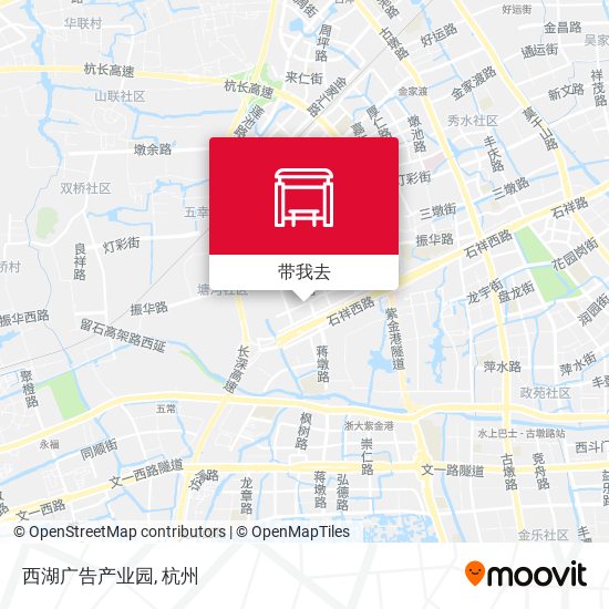 西湖广告产业园地图
