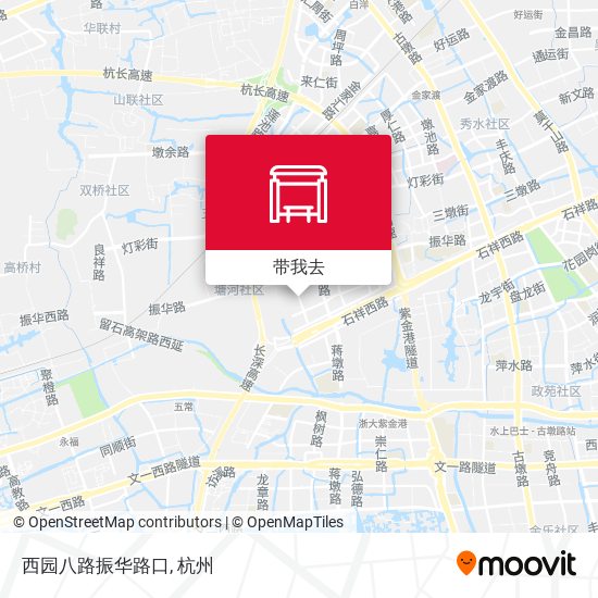 西园八路振华路口地图