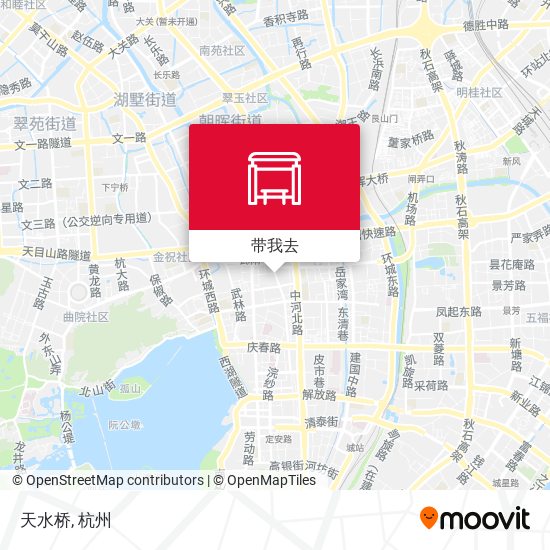 天水桥地图