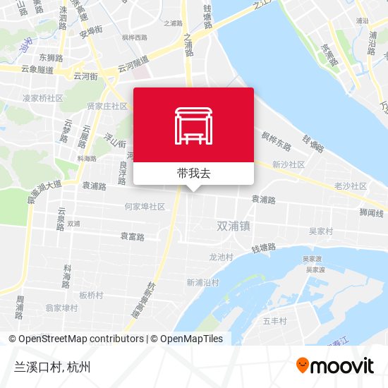 兰溪口村地图