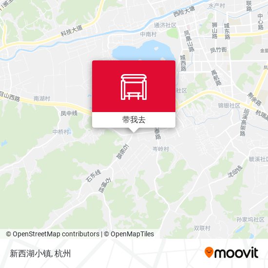 新西湖小镇地图