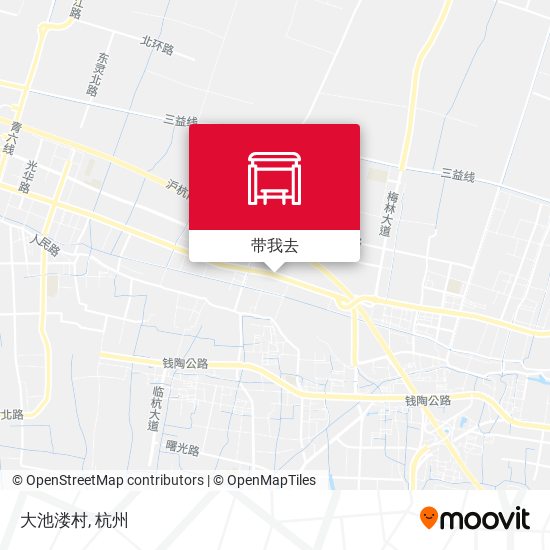 大池溇村地图