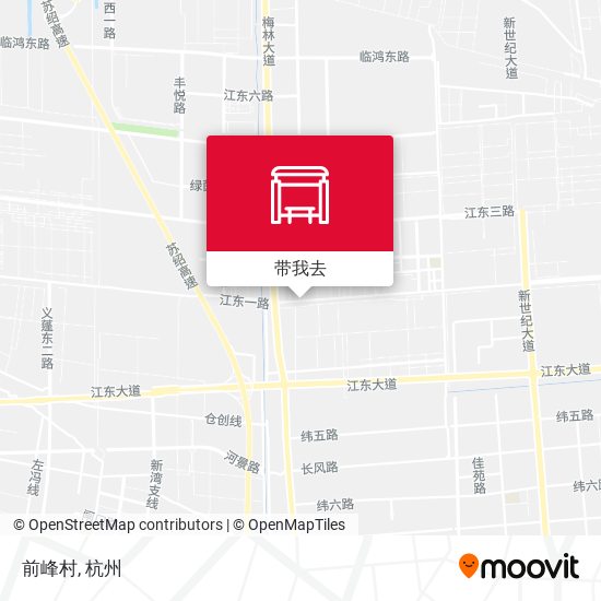 前峰村地图