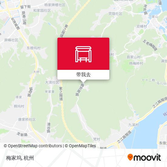 梅家坞地图