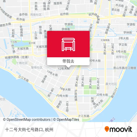 十二号大街七号路口地图