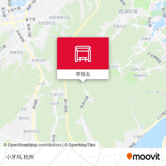 小牙坞地图