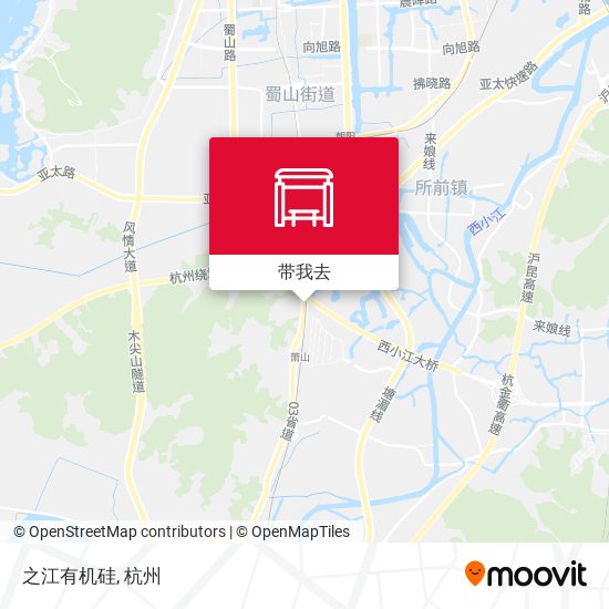 之江有机硅地图