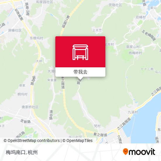 梅坞南口地图