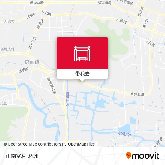 山南富村地图