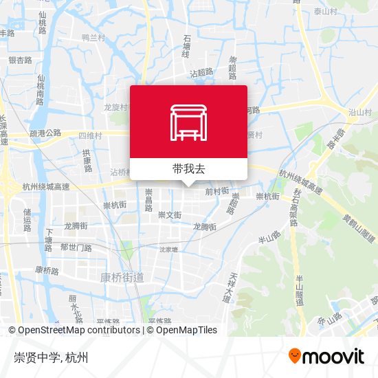 崇贤中学地图