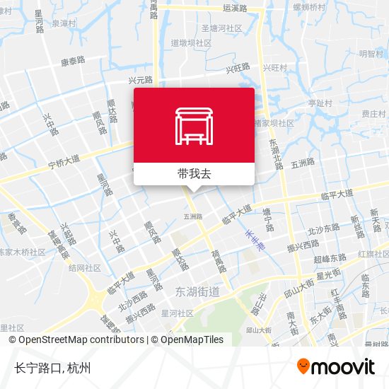 长宁路口地图