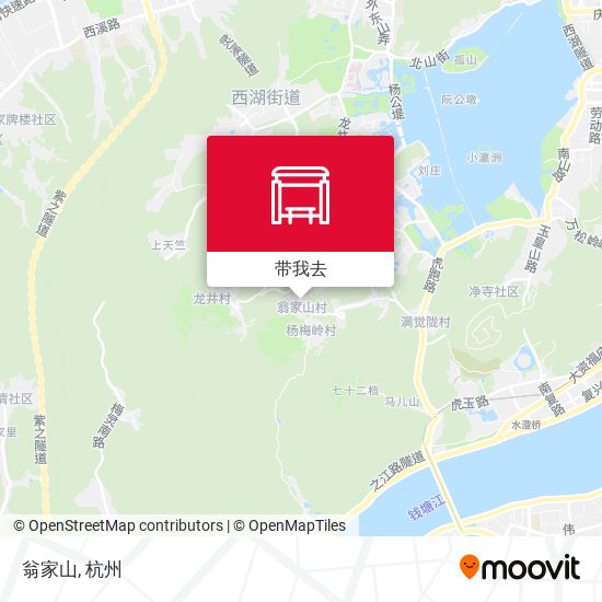 翁家山地图