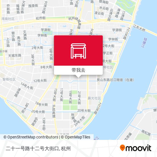 二十一号路十二号大街口地图