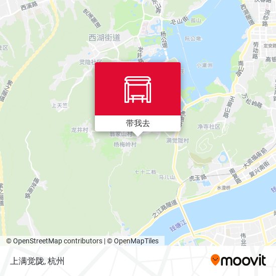 上满觉陇地图