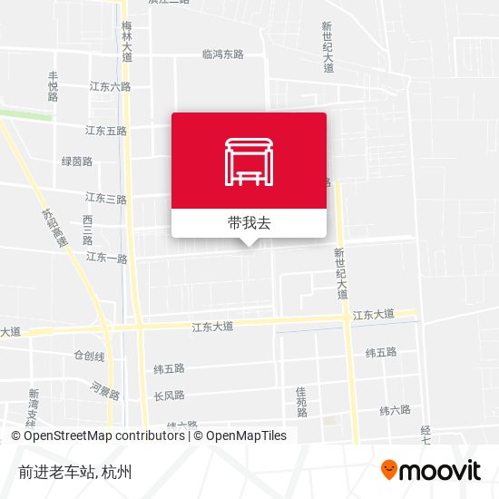 前进老车站地图