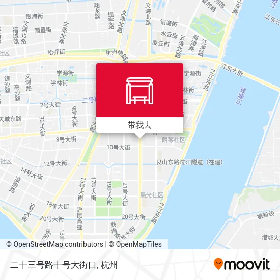 二十三号路十号大街口地图