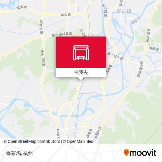 鲁家坞地图